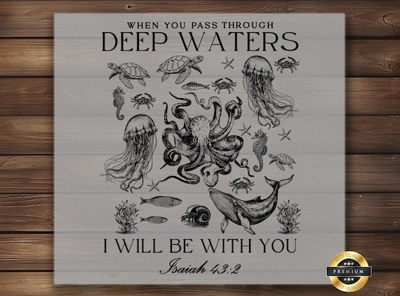 It Is Well DTF Transfer: Christian Quote Design, Ready to Press Print