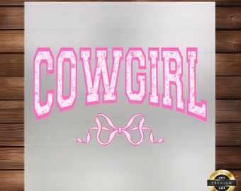 Cowgirl Coquette DTF Transfer: Western Style, Easy Press