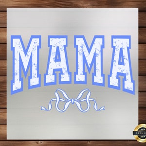 Coquette Mama DTF Transfer, Chic and Stylish Design for Modern Mothers, Easy-to-Apply, High-Quality Print for Apparel Customization