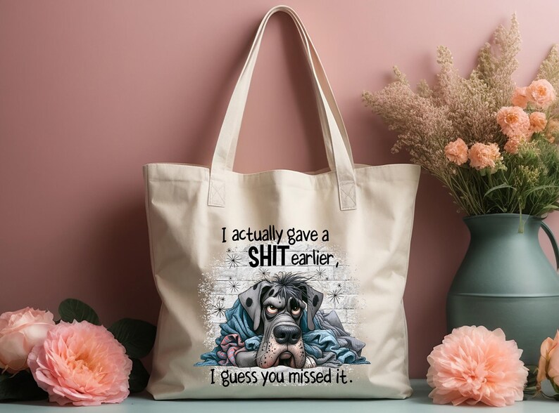 Sarcastic Dog DTF Transfer - Humorous Iron-On for Apparel Bild 6