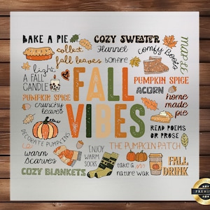 Retro Fall DTF Transfer Vintage Autumn Iron On Ready to Press