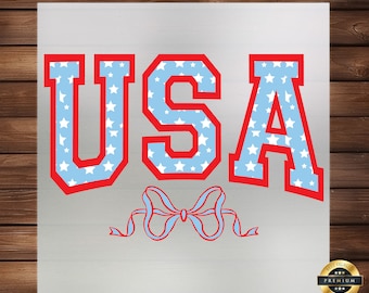 USA 4th of July DTF Transfer: Patriotic Independence Design