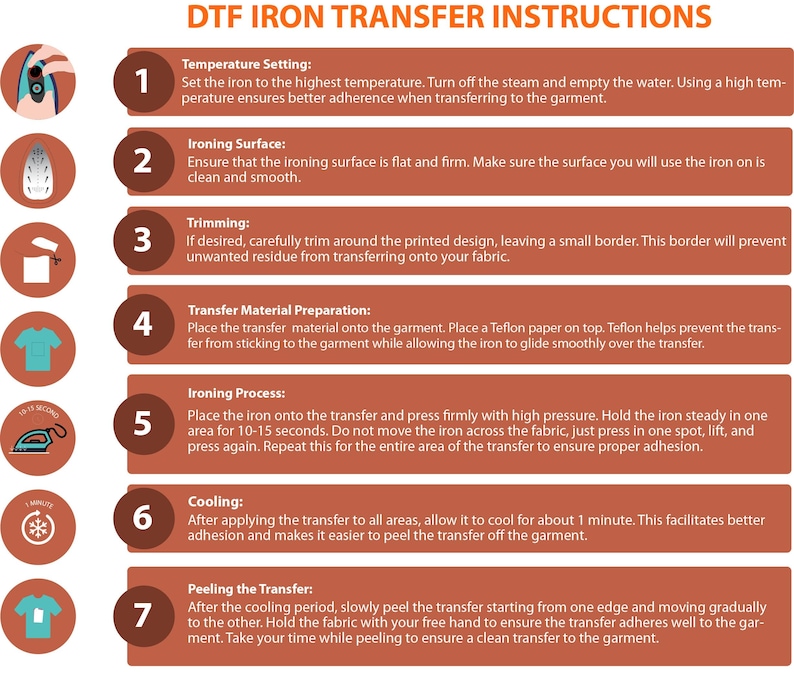 Custom DTF Transfer Upload Your Brand Logo, Ready to Press Heat Transfer zdjęcie 2