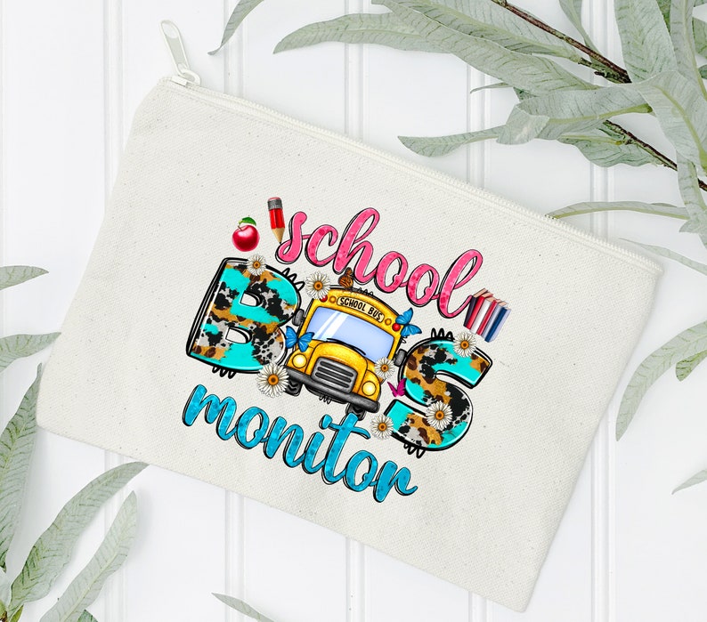 School Bus Monitor DTF Transfer: Appreciation Design Print - Etsy