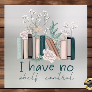 Shelf Control Bookworm DTF Transfer: Books Design