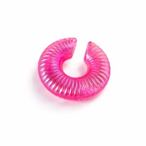 Chunky Acrylic Ear Cuff, Bold Statement Jewelry, Y2K Candy Style Colorful No Piercing Earring