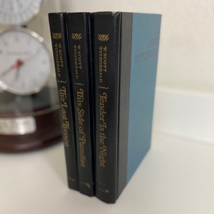 F. Scott Fitzgerald Set -This Side of Paradise- 1948. , The Last Tycoon - 1969, Tender is the Night- 1962 - Scribner & Sons