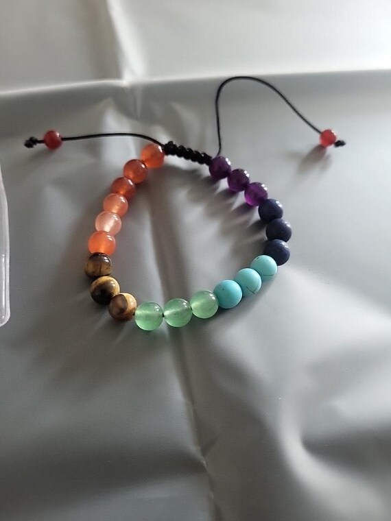 Colorful beaded adjustable bracelets - image 6