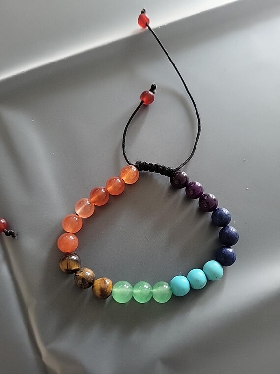 Colorful beaded adjustable bracelets - image 5