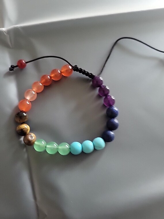 Colorful beaded adjustable bracelets - image 3
