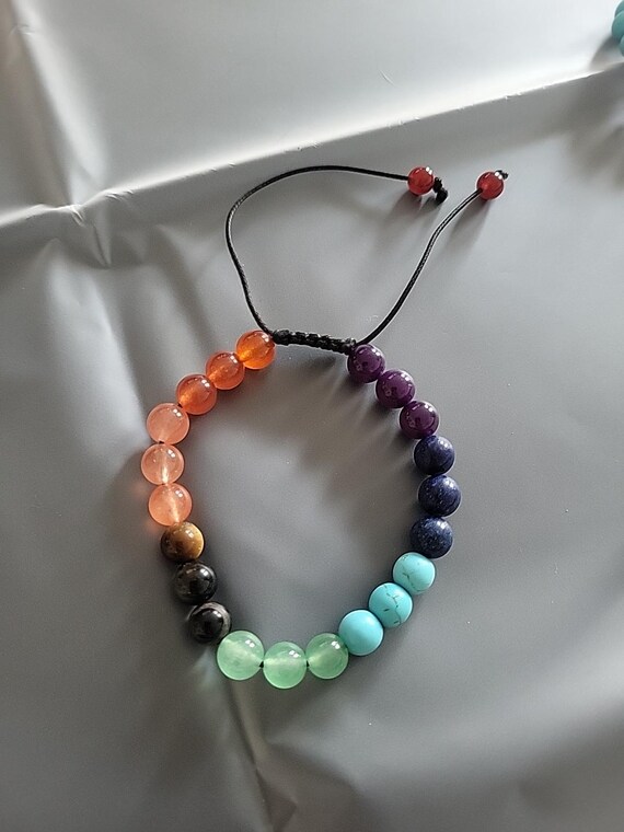 Colorful beaded adjustable bracelets - image 2