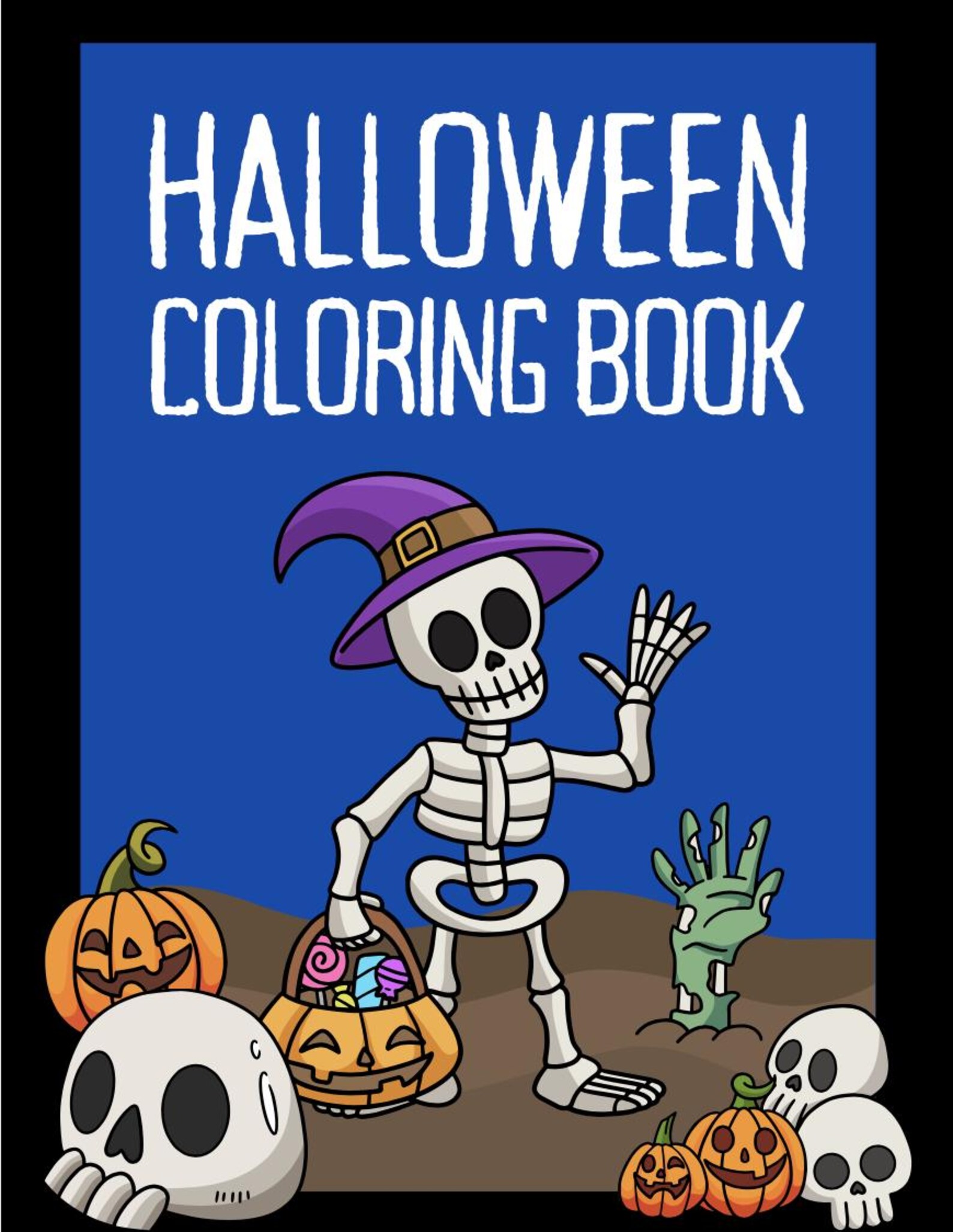 Printable Halloween Coloring Pages October / Season / Holiday / Orange