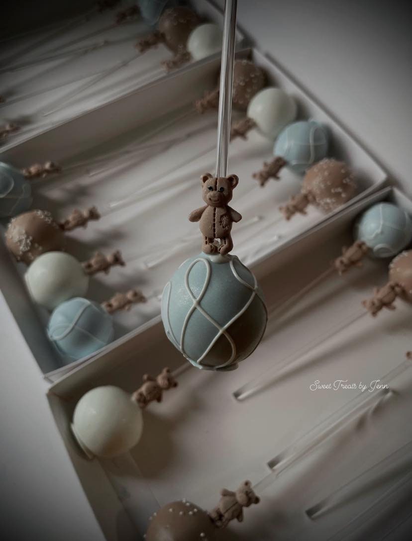 Bear Teddy Bear Cakepops Babyshower