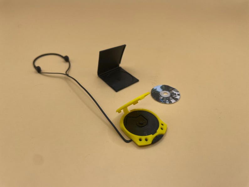 1:6 scale miniature CD player STL