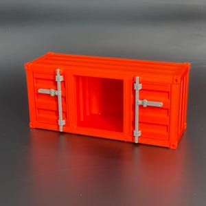 Dollhouse Container TV Bench 3D STL Files - 1:12 Scale (Commercial License)