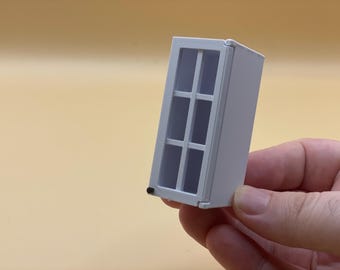 Archivo de licencia comercial para sistema de cocina de una puerta superior de casa de muñecas en miniatura STL a escala 1:12