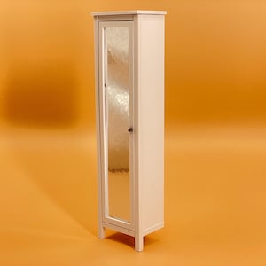 1:12 Scale Dollhouse High Cabinet with Mirror Door - 3D STL File