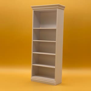 Elegant miniature cabinet with shelves