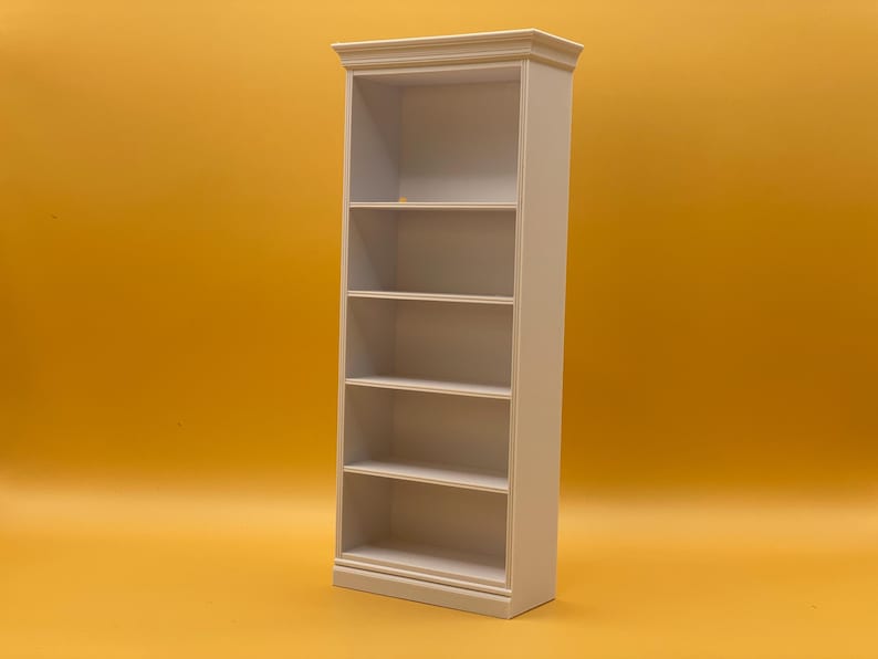 Elegant miniature cabinet with shelves