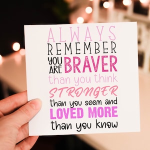 Cancer Support Card / Chemo Card / Breast Cancer Card / Cancer Encouragement Card / Hang in there card / cancer card woman / cancer patient