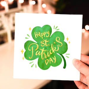 St. Patricks day card / St Patrick&#39;s day is like Valentine&#39;s day / St Patrick&#39;s day card / Irish greeting card / CUTE cards