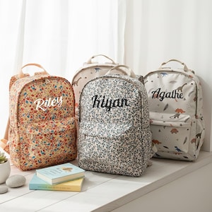 Personalized kid backpack, Daycare Backpack,Embroidery Backpack, School Backpack, Embroidery baby gift,Kid gift
