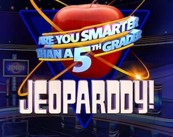 Sei più intelligente di un bambino di quinta elementare? Jeopardy / Quiz interattivo in PowerPoint (download digitale, 6 giochi)