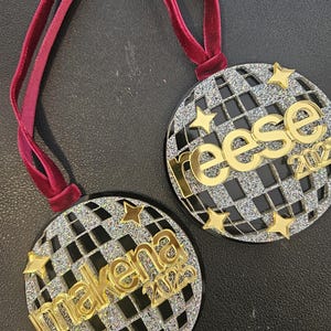 Dancing with the stars (DWTS) Fans!  Mirror ball ornament or magnet for you and your watch party!