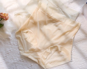 Summer Delight High Waist Briefs: Fast-Drying, Featherlight, and Ultra-Breathable - Ideal for Travel and All-Day Comfort