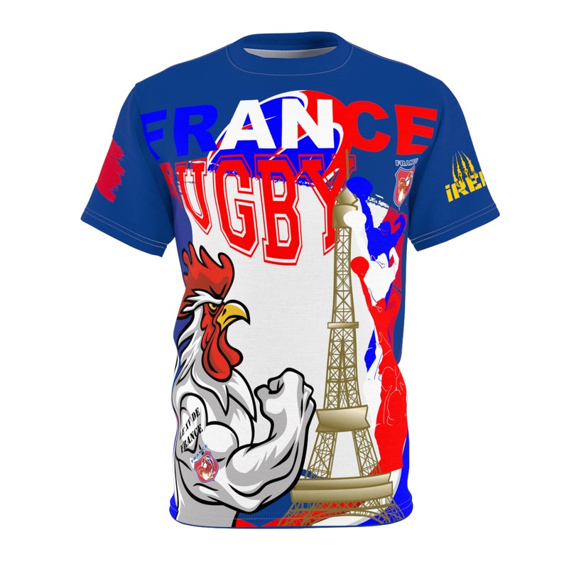 France Rugby Supporter Tee French Rugby Fan Shirt Les Bleus - Etsy