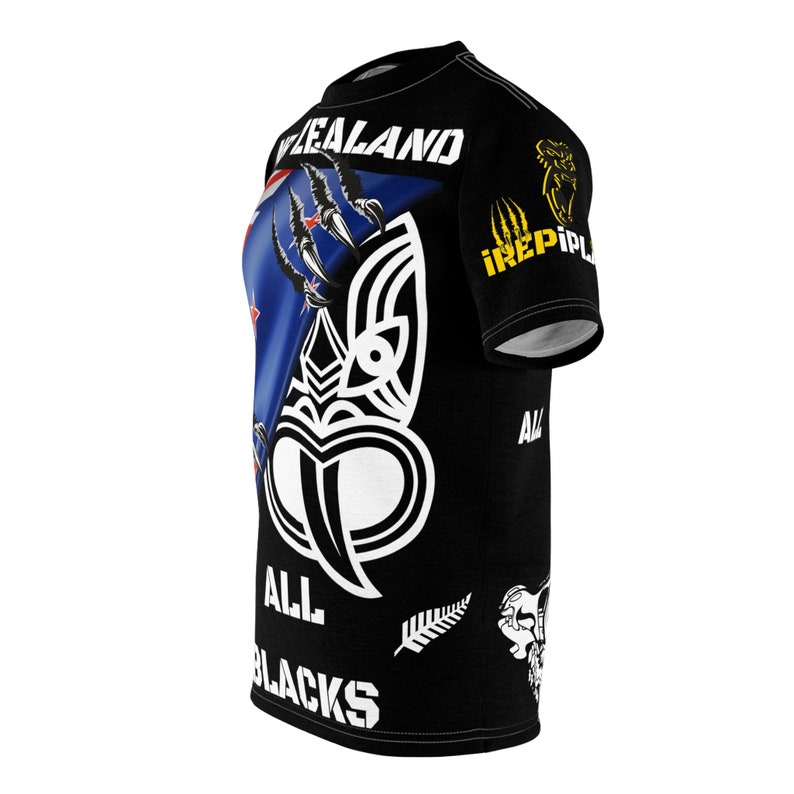 All Blacks Tshirt, New Zealand Rugby Tee, Kiwi Rugby Supporter Shirt