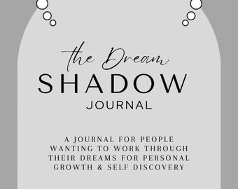Dream Shadow Journal: Digital Download for Dream Tracking and Journaling