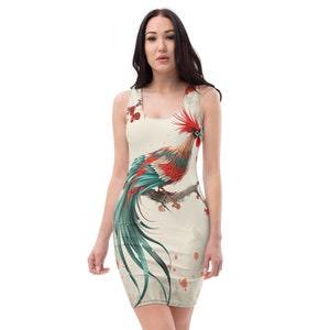 Bodycon Dress "bird of Paradise" - Etsy