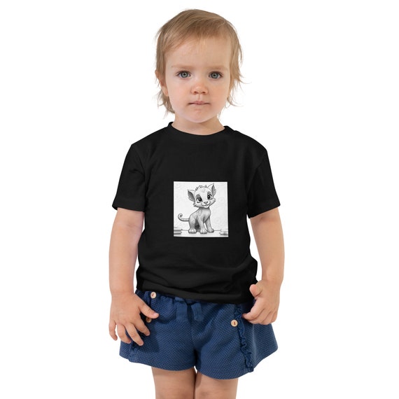Toddler Short Sleeve Tee "Panther"