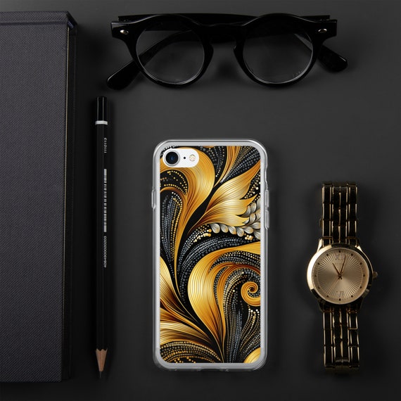 Clear Case for iPhone® Baroque Gold