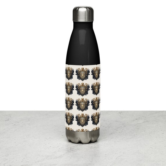 Stainless steel water bottle "Coat of Arms Tiled."