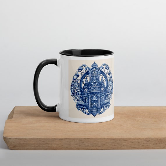Mug with Color Inside "Blue Theme"