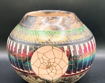 Navajo Pottery by Silvia Johnson - Small - 31424.2 (Diné)