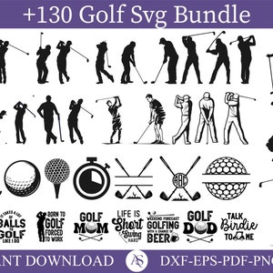 Golf Svg Bundle, Golf Svg, Golf Png, Golf Split Monogram Svg, Golf Name Frame, Golf Club Svg, Golf Ball Svg Clipart, Golf svg files cricut