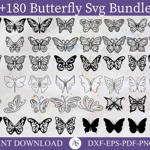 Butterfly SVG, Butterfly Bundle SVG Files, Butterfly SVG Layered, Butterfly Files for Cricut, Butterfly Clipart, Butterflies Svg, Silhouette