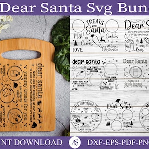 20 Caro pacchetto SVG per scaffale di Babbo Natale, SVG di Natale, scaffale di Babbo Natale in formato SVG, piatto di Babbo Natale in formato SVG, biscotti al latte di Babbo Natale in formato SVG, biscotti per Babbo Natale in formato SVG, carota in formato SVG