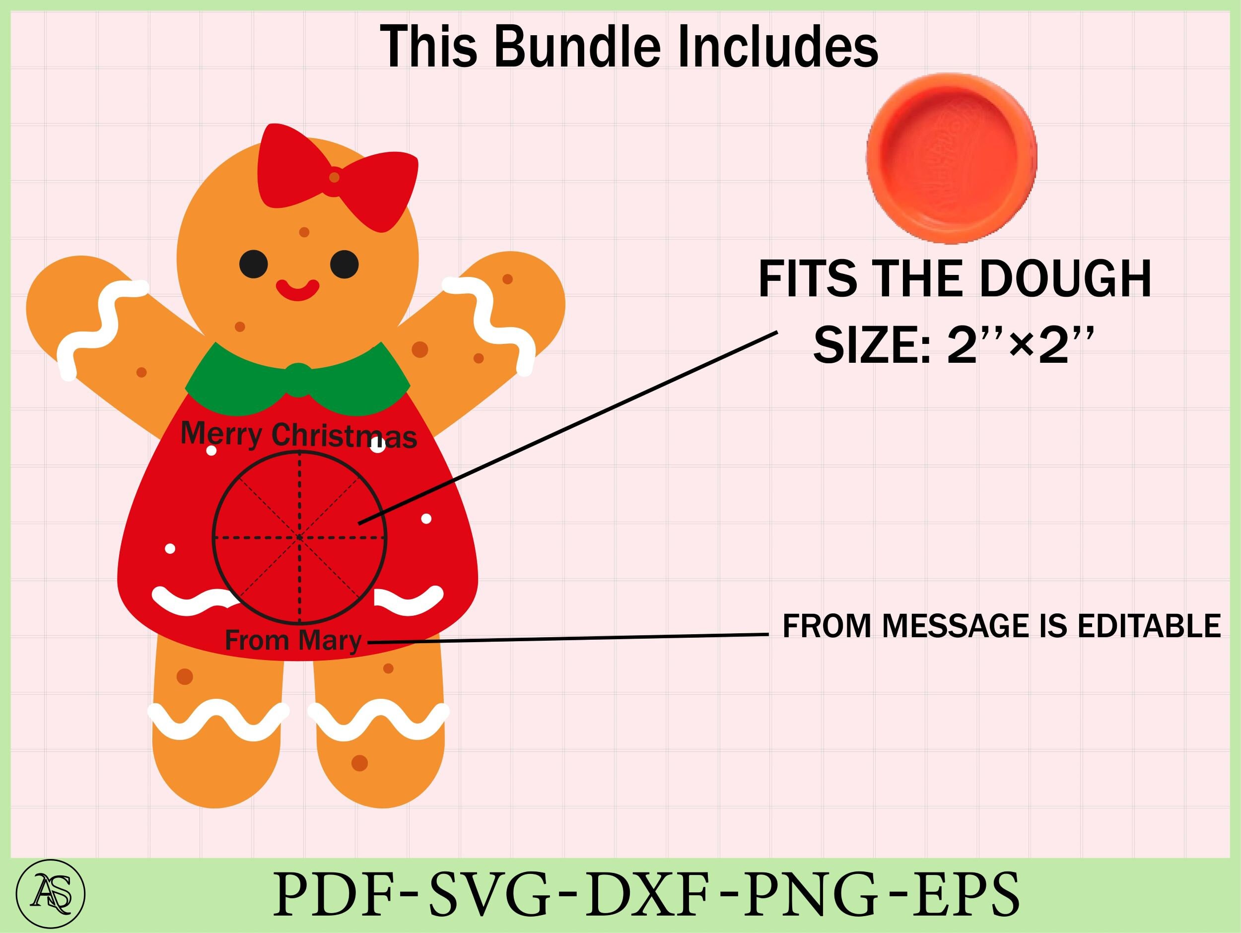 10 Printable Christmas Dough Holder Christmas Gift Without Etsy Australia