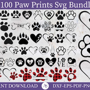 Paw Print Svg, hond Paw SVG, Hond Svg, Paw Svg, Animal Paw Svg, kat Paw Svg, Hond Paw Print Cut File, Paw Print Cut File, Animal Print Svg