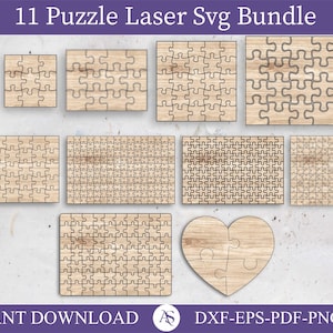 Modelli Puzzle Svg, Puzzle Svg Puzzle, Modello Taglio Puzzle, Pezzo Puzzle Svg, Puzzle Taglio Laser Svg, Pezzi Puzzle, File Puzzle Glowforge