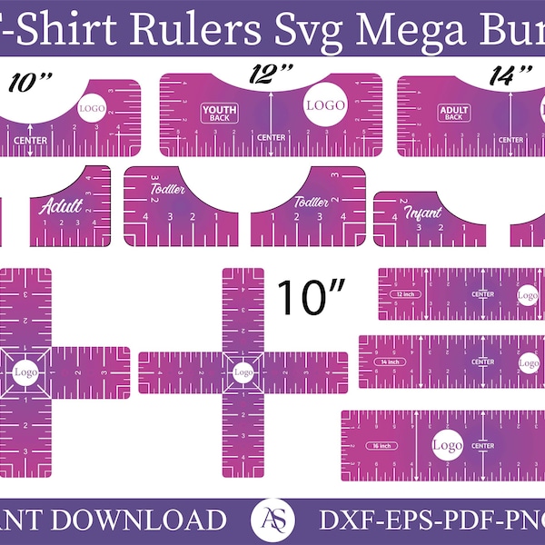 T-Shirt Alignment Tool svg, Tshirt Ruler Svg, T-shirt Placement Guide, design guide, Shirt Placement Guide, Adult-Toddler-Yought-Baby-Vneck