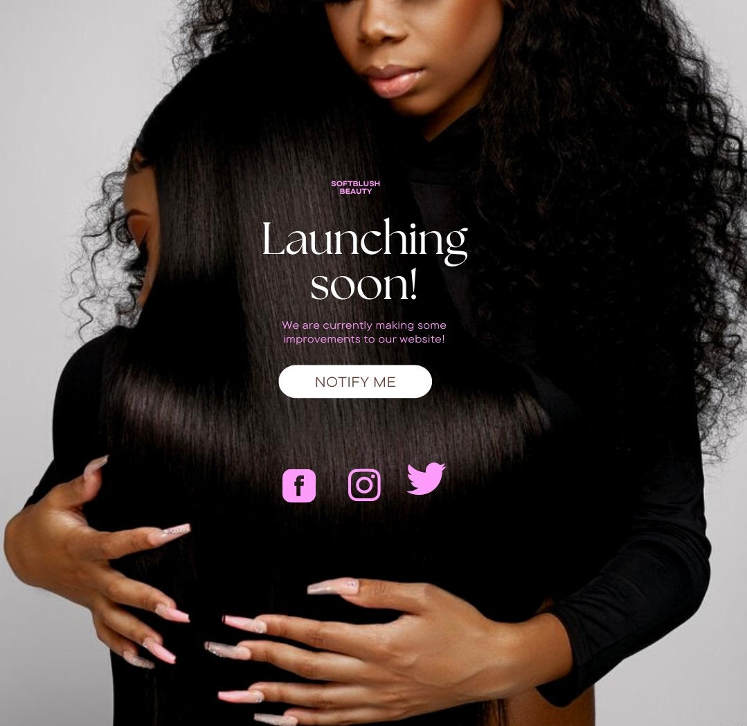 Launching Soon Template Etsy