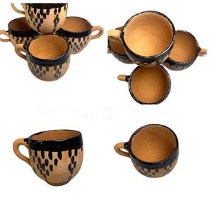 Eco Moroccan Traditional Clay Mug Handcrafted