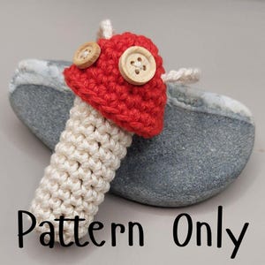 Mushroom Lip Balm Holder *Crochet Pattern Only*