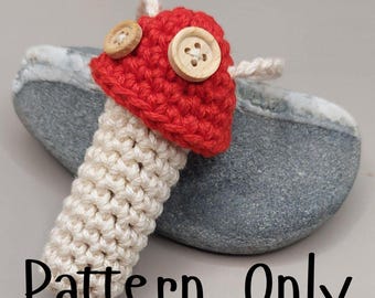 Mushroom Lip Balm Holder *Crochet Pattern Only*