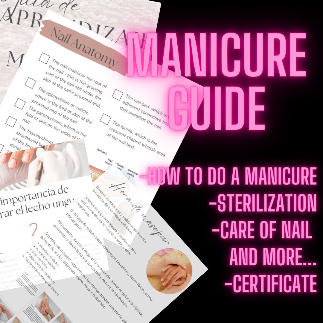 Manicure Learning Guide 2023, Beauty Industry, Learn New Things